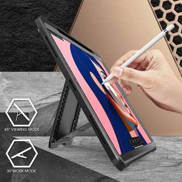 Etui pancerne SUPCASE Unicorn Beetle Pro Pencil do Apple iPad Pro 12.9 2020 / 2021 / 2022 / iPad Air 13 2024 Black