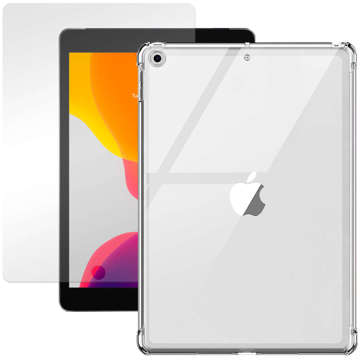 Etui pancerne ShockProof Alogy Case do Apple iPad 10.2 2019/2020/2021 clear + Szkło Alogy