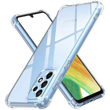 Etui pancerne ShockProof Alogy Case do Samsung Galaxy A73 / A73 5G Clear + Szkło