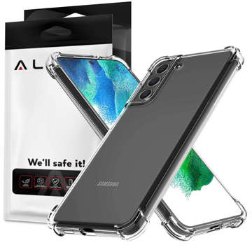 Etui pancerne ShockProof Alogy Case do Samsung Galaxy S22 Plus Clear + Szkło Full Glue