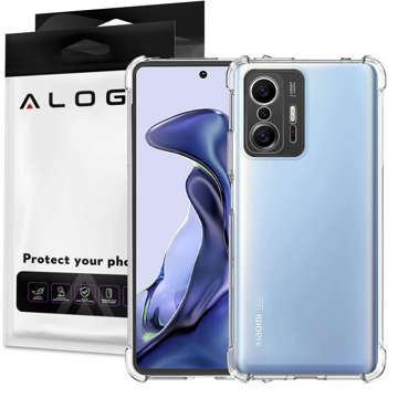 Etui pancerne ShockProof Alogy Case do Xiaomi 11T 5G / 11T Pro 5G Clear + Szkło