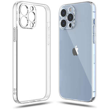 Etui pancerne obudowa Alogy Hybrid Case do Apple iPhone 13 Pro Max z osłoną aparatu Przezroczyste + Szkło
