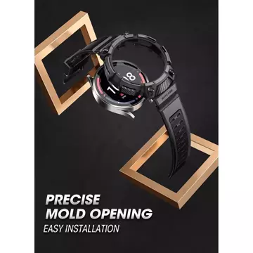 Etui pasek Supcase Unicorn Beetle Pro do Samsung Galaxy Watch 5 Pro (45mm) Black
