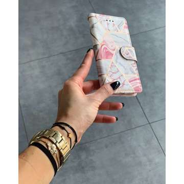 Etui portfel Wallet do Apple iPhone 13 Mini Marble