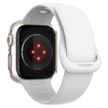Etui ramka do smartwatcha Spigen Thin Fit do Apple Watch 7 41mm Crystal Clear