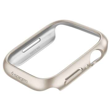 Etui ramka do smartwatcha Spigen Thin Fit do Apple Watch 7 41mm Starlight