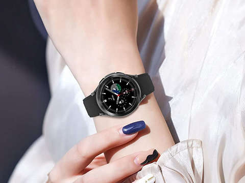 Etui silikonowe Alogy case do Samsung Galaxy Watch 4 Classic 42mm Przezroczyste