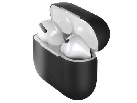 Etui silikonowe Baseus Super Thin do Apple AirPods Pro case black
