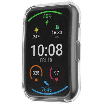 Etui silikonowe TPU nakładka Alogy do Huawei Watch Fit Przezroczyste