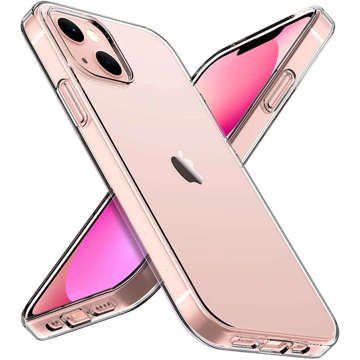 Etui silikonowe obudowa Alogy case do Apple iPhone 14 Plus Przezroczyste + Szkło