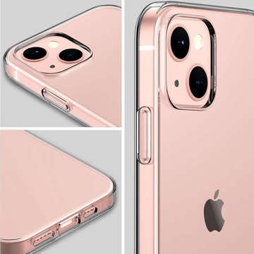 Etui silikonowe obudowa Alogy case do Apple iPhone 14 Plus Przezroczyste + Szkło