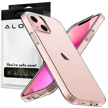 Etui silikonowe obudowa Alogy case do Apple iPhone 14 Plus Przezroczyste + Szkło