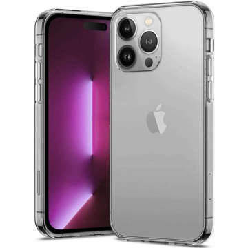 Etui silikonowe obudowa Alogy case do Apple iPhone 14 Pro Max Przezroczyste + Szkło