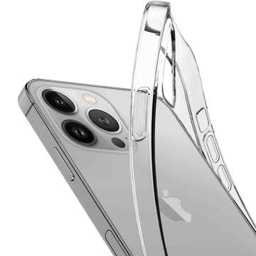 Etui silikonowe obudowa Alogy case do Apple iPhone 14 Pro Max Przezroczyste + Szkło