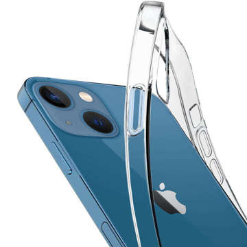 Etui silikonowe obudowa Alogy case do Apple iPhone 14 Przezroczyste + Szkło