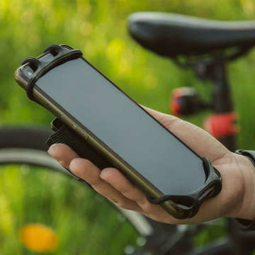 Etui sportowe do biegania 360 Alogy ArmBand opaska na ramię nadgarstek do telefonu 6.5 cali Czarna