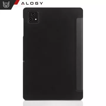 Etui + szkło do T-Mobile T Tablet 5G 10.36" obudowa na tablet Alogy Book Cover Case Czarne + Rysik Gratis