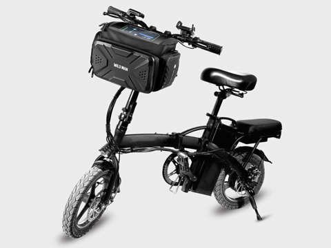Etui torba sakwa na rower uchwyt rowerowy Wildman Bag GS6 4l 7 cali Czarny
