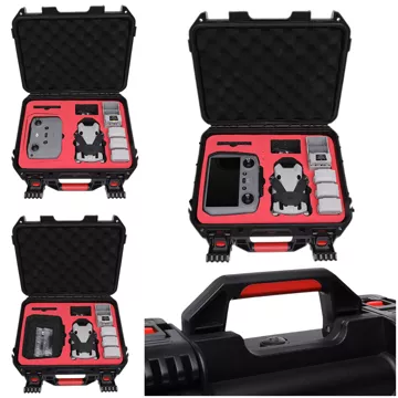 Etui walizka do DJI Mini 4 Pro, Mini 3 Pro, Mini 3 pokrowiec futerał na drona kontroler Alogy Hard Case Czarny