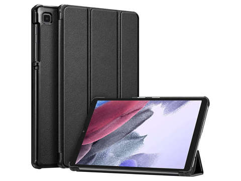 Etui z klapką obudowa Alogy Book Cover do Galaxy A7 Lite 8.7 T220/T225 Czarny + Szkło