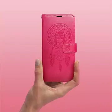 Etui z klapką zamykane Kabura MEZZO Book do iPhone 15 Pro łapacz snów magenta