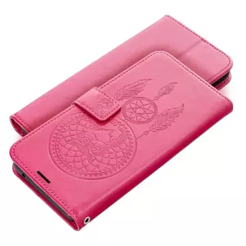 Etui z klapką zamykane Kabura MEZZO Book do iPhone 15 Pro łapacz snów magenta