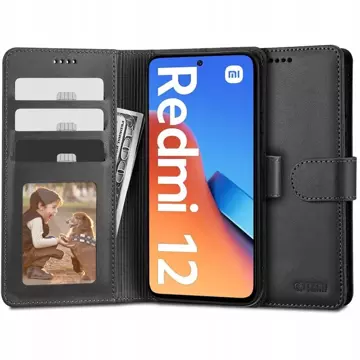 Etui zamykane z klapką Wallet do Xiaomi Redmi 12 Black