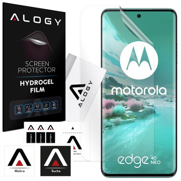 Folia Hydrożelowa do Motorola Edge 40 Neo ochronna na telefon na ekran Alogy Hydrogel Film
