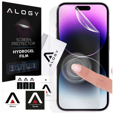Folia Hydrożelowa do iPhone 14 Pro ochronna na telefon na ekran Alogy Hydrogel Film