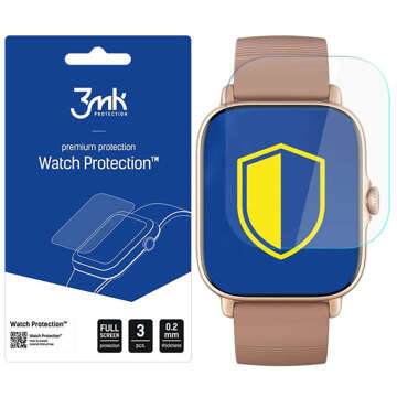 Folia ochronna 3x do Xiaomi Amazfit GTS 3 3mk ARC na ekran Watch Protection™