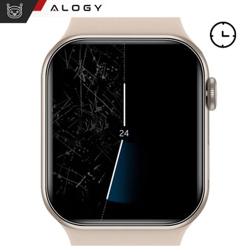 Folia ochronna Hydrożelowa hydrogel Alogy do smartwatcha do Apple Watch 8 45mm