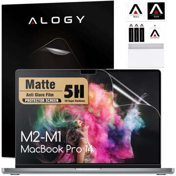 Folia ochronna Matowa na ekran do MacBook Pro 14 (2023-2021) Alogy Screen Protect Film