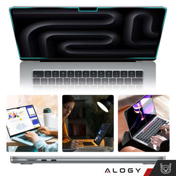 Folia ochronna Matowa na ekran do MacBook Pro 16 2023 2021 Alogy Screen Protect Film