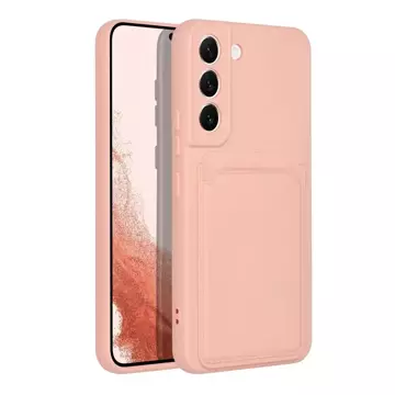 Futerał CARD CASE do SAMSUNG A53 5G różowy