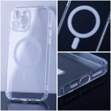 Futerał Clear Mag Cover z ochroną aparatu do IPHONE 14 PLUS