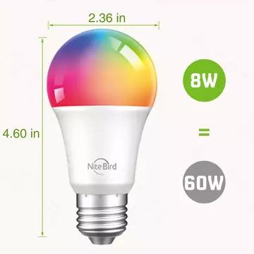 GOSUND Inteligentna żarówka LED E27 8W RGB 