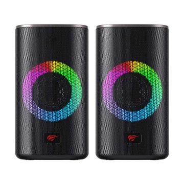 Głośniki komputerowe 2.0 Havit SK212 Bluetooth RGB