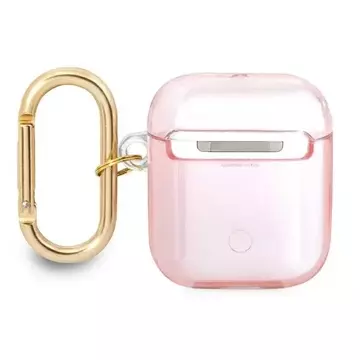 Guess  GUA2HHTSP AirPods cover różowy/pink Strap Collection