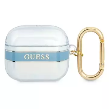 Guess GUA3HHTSB AirPods 3 cover niebieski/blue Strap Collection