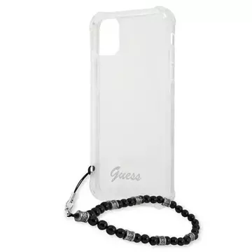 Guess GUHCP12LKPSBK iPhone 12 Pro Max 6,7"  Transparent hardcase Black Pearl