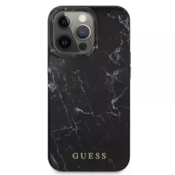 Guess GUHCP13LPCUMABK iPhone 13 Pro / 13 6,1" czarny/black hardcase Marble