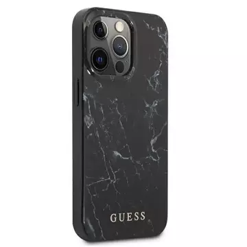 Guess GUHCP13LPCUMABK iPhone 13 Pro / 13 6,1" czarny/black hardcase Marble