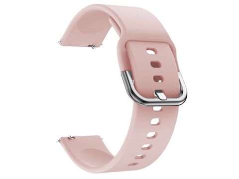 Gumowy Uniwersalny pasek sportowy Alogy soft band do smartwatcha 20mm Różowy