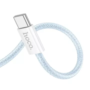 HOCO Kabel Typ C do Typ C X104 2 m Niebieski PD 60W QC 3.0 Szybkie Ładowanie