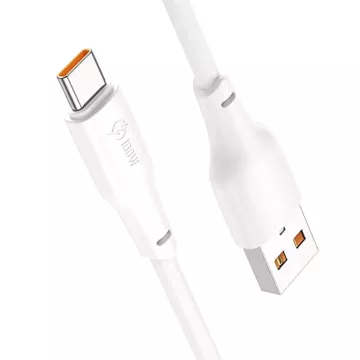 HOCO Kabel USB-A do Typ C X93 1 m Biały PD 100W 5A Szybkie Ładowanie