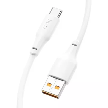 HOCO Kabel USB-A do Typ C X93 1 m Biały PD 100W 5A Szybkie Ładowanie