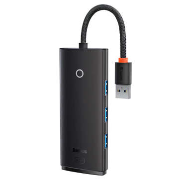 HUB Adapter Baseus Lite Series przejściówka rozdzielacz USB-A do 4x USB-A 25cm