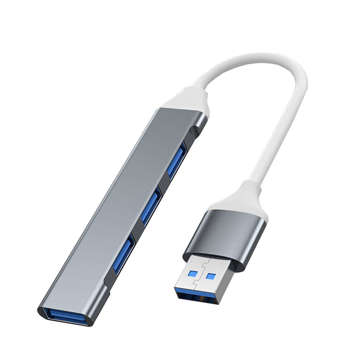 HUB Alogy USB na 4 porty USB 3.0 USB-A 5GB/s Adapter rozdzielacz portów rozdzielnik koncentrator sieciowy