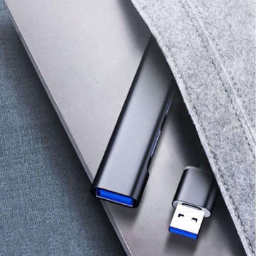 HUB Alogy USB na 4 porty USB 3.0 USB-A 5GB/s Adapter rozdzielacz portów rozdzielnik koncentrator sieciowy