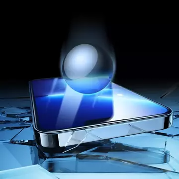 Joyroom Knight 2,5D TG szkło hartowane do iPhone 14 Pro na cały ekran z ramką przezroczysty (JR-H02)